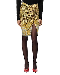 Versace Cheetah Print Skirt