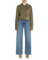 Frame Le Pixie High Rise Slim Palazzo Jeans