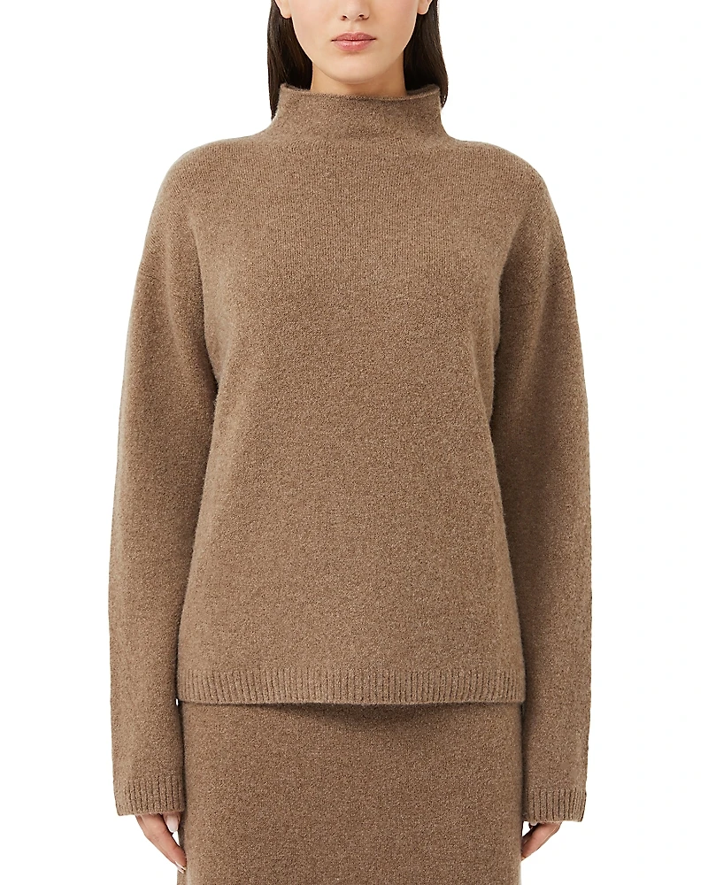 Max Mara Orlaya Cashmere Blend Funnel Neck Sweater