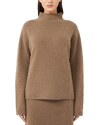 Max Mara Orlaya Cashmere Blend Funnel Neck Sweater