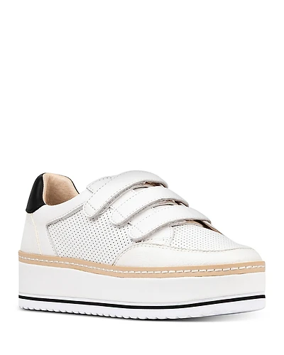 Donald Pliner Women's Dreamboat Leather Platform Sneakers