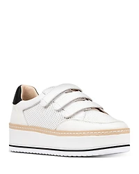 Donald Pliner Women's Dreamboat Leather Platform Sneakers