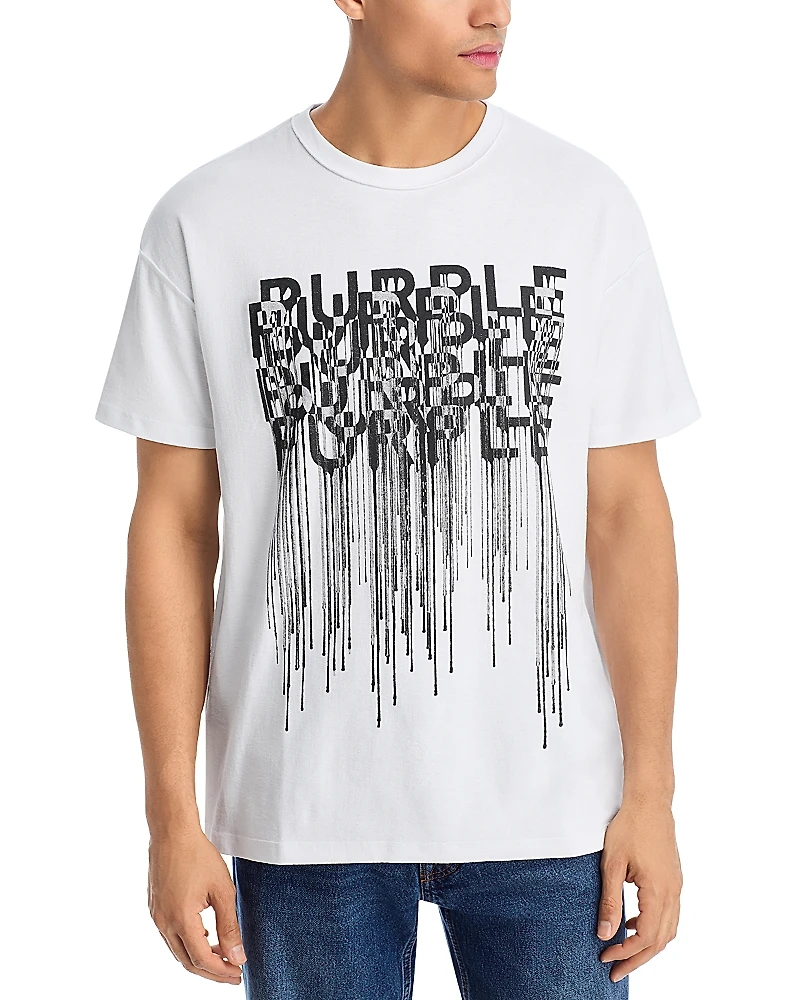 Purple Brand Inside Outside Out Graphic Logo Tee