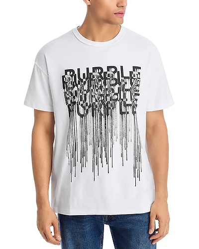 Purple Brand Inside Outside Out Graphic Logo Tee