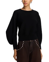 Steve Madden Rosina Balloon Sleeve Sweater