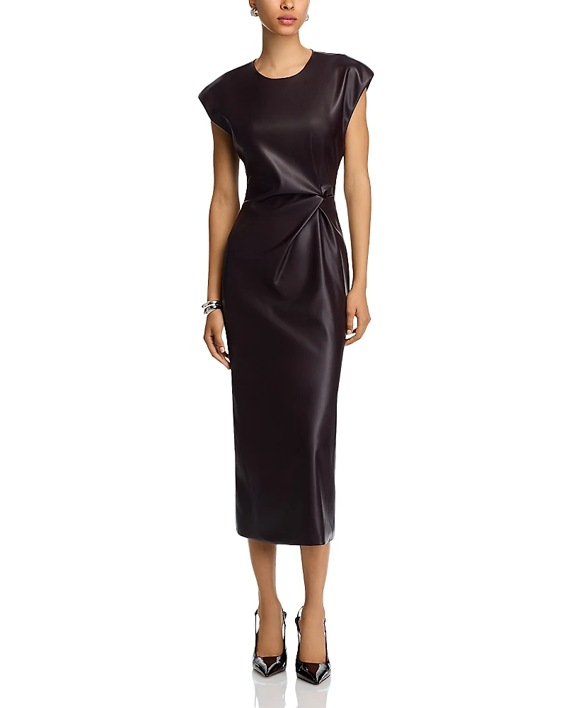 Steve Madden Chiara Faux Leather Dress