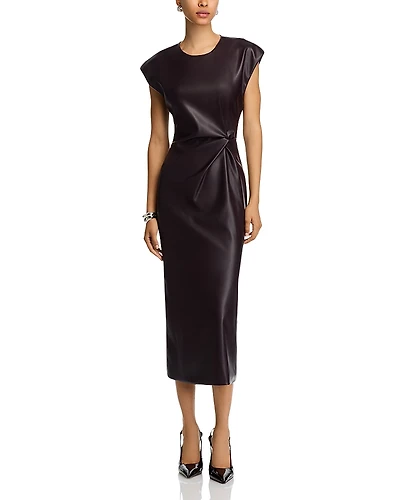 Steve Madden Chiara Faux Leather Dress