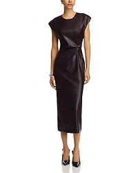 Steve Madden Chiara Faux Leather Dress