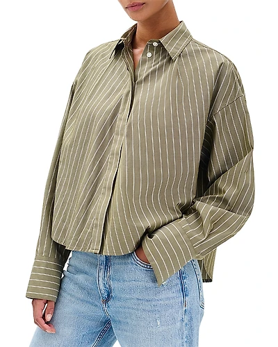 rag & bone Martha Poplin Stripe Shirt