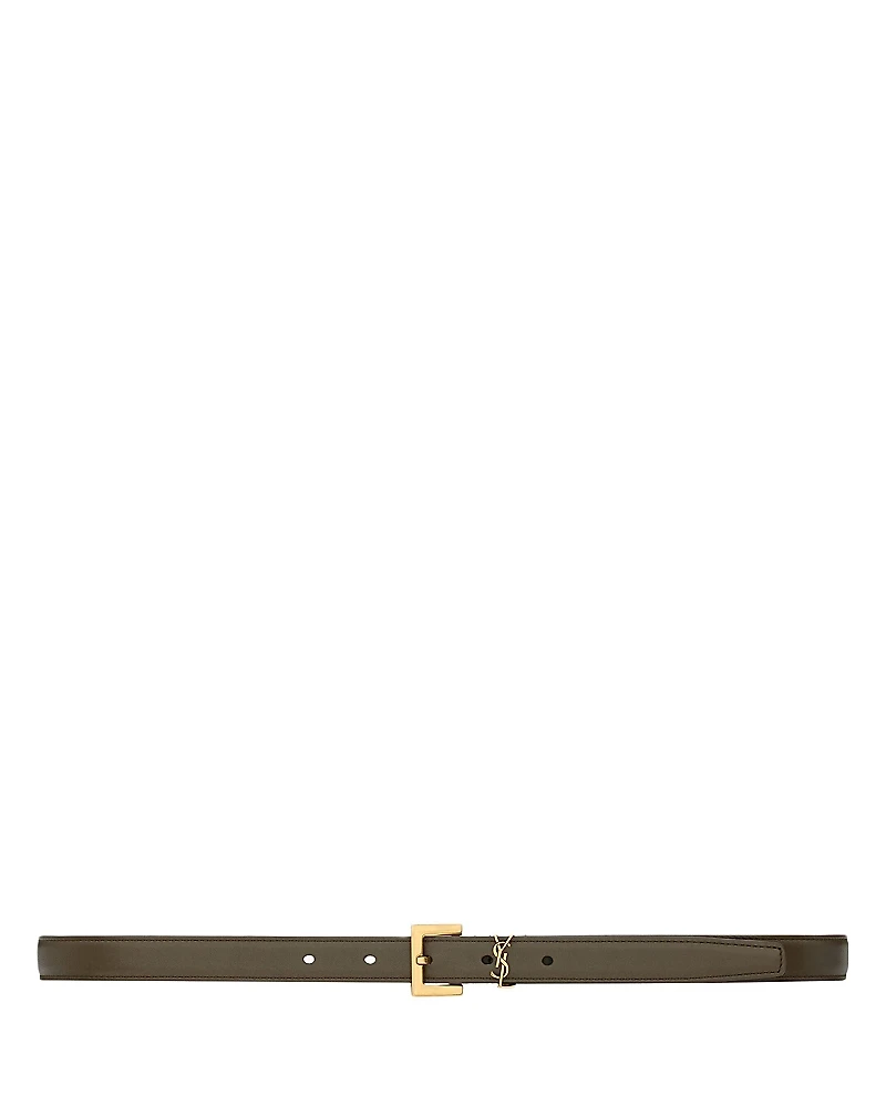 Saint Laurent Cassandre Thin Belt