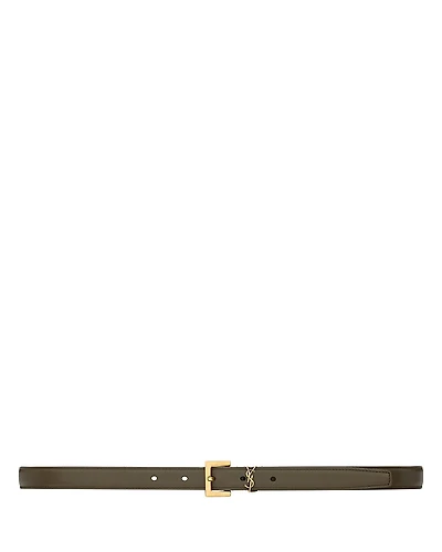 Saint Laurent Cassandre Thin Belt
