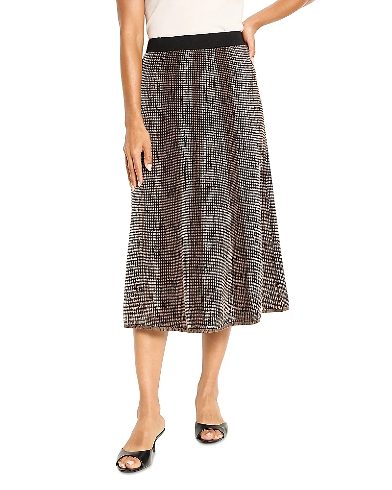 Nic+Zoe Ombre Pixel Knit Skirt