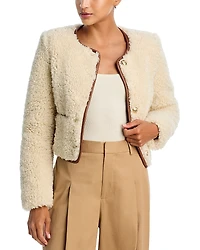 Cinq a Sept Naia Faux Shearling Jacket