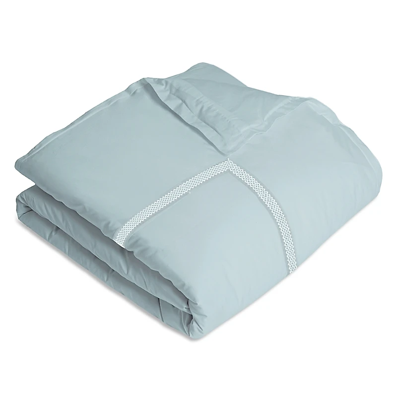 Amalia Home Collection Luiz Embroidered Sateen Duvet Cover