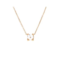 Pre-Owned Cartier 0.50-0.59CT C de Cartier Necklace 18K Rose Gold and Diamond