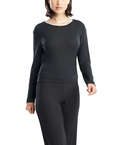Natori Edit Skye - Rib Ease Long Sleeve Top