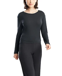 Natori Edit Skye - Rib Ease Long Sleeve Top
