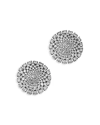 Bloomingdale's Fine Collection Diamond Gradient Cluster Circle Stud Earrings