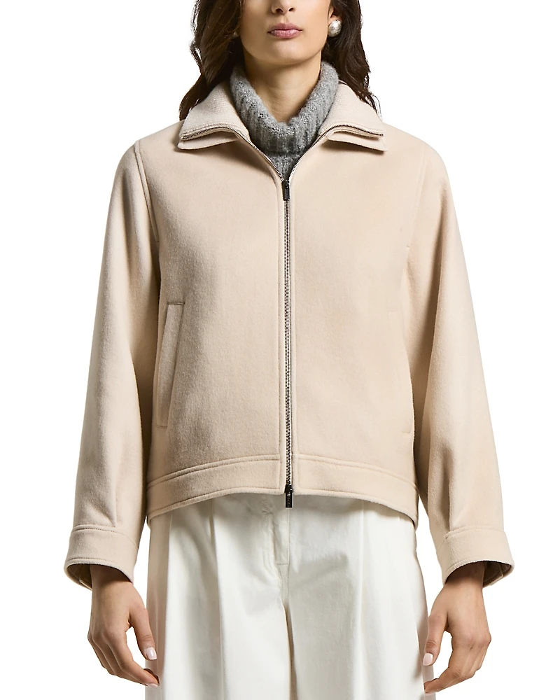 Peserico Relaxed Double Collar Jacket