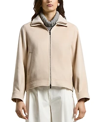 Peserico Relaxed Double Collar Jacket