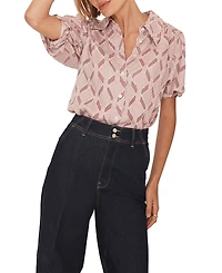 Mint Velvet Women's Striped Jacquard Shirt