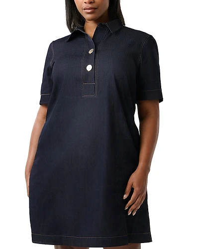 Estelle Plus Avia Denim Mini Dress