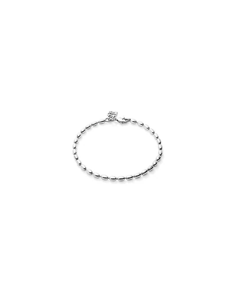 UNOde50 Sterling Silver-Plated Charm Bracelet with Oval Links