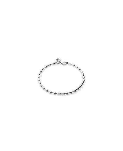 UNOde50 Sterling Silver-Plated Charm Bracelet with Oval Links