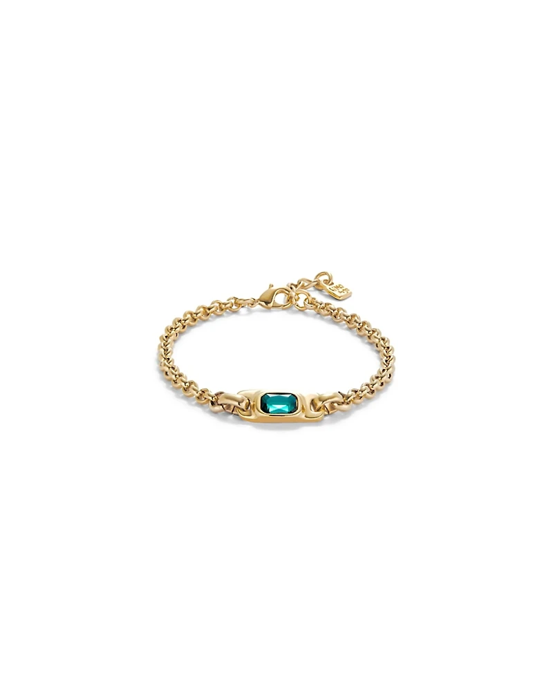 UNOde50 Turquoise Crystal Link Bracelet