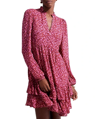 Mint Velvet Women's Floral Print Mini Dress