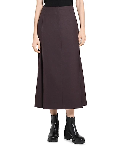 Theory Trouser Front Maxi Skirt