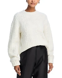 Helmut Lang Merino Wool Blend Crewneck Sweater