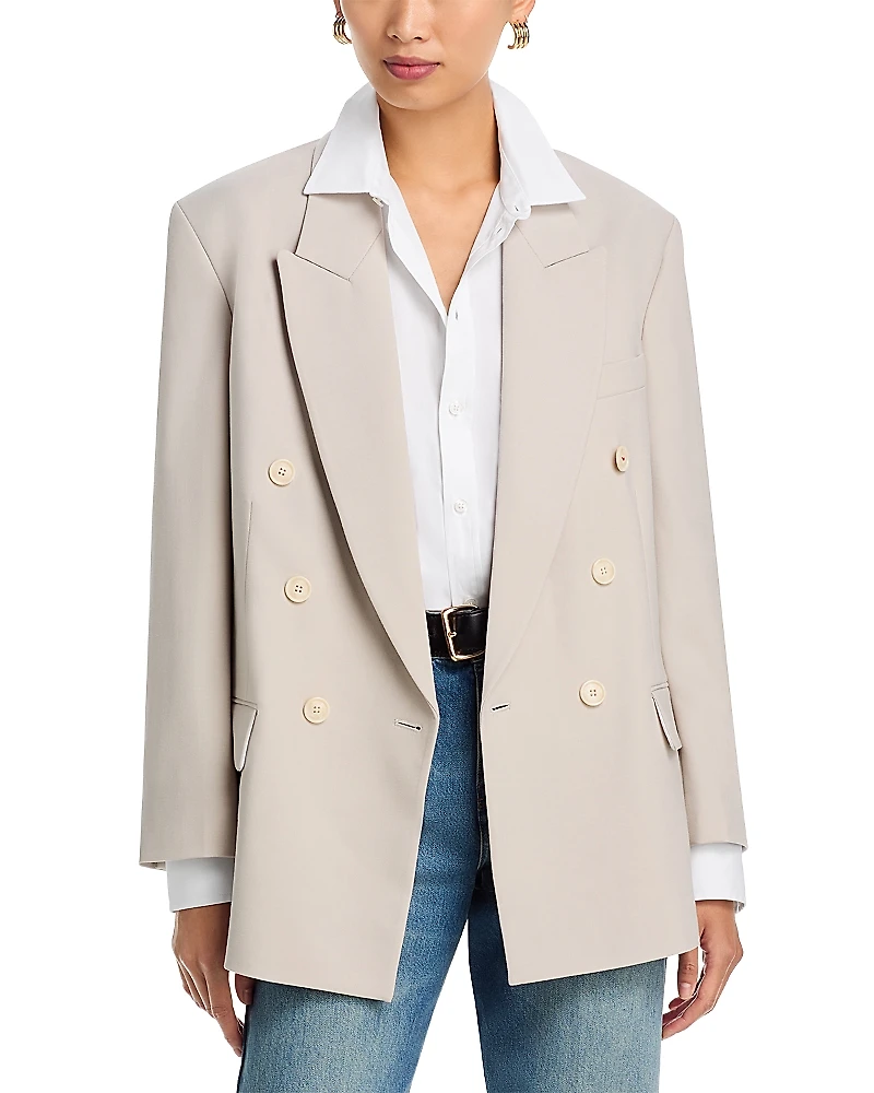 Victoria Beckham Relaxed Double Breasted Blazer