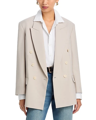 Victoria Beckham Relaxed Double Breasted Blazer