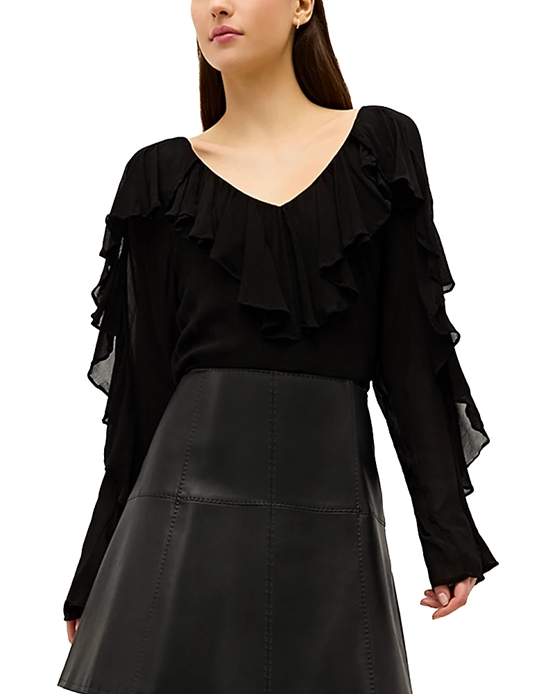 Marie Oliver Trudy Ruffled Top