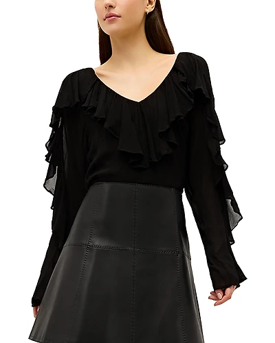 Marie Oliver Trudy Ruffled Top