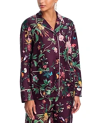 La Double J Silk Pajama Shirt