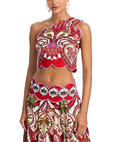 Farm Rio Odara One Shoulder Top