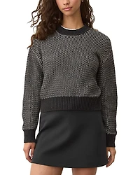Marine Layer Robin Textured Crewneck Sweater