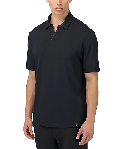 Boggi Milano Cool Jade Open Neck Polo Shirt