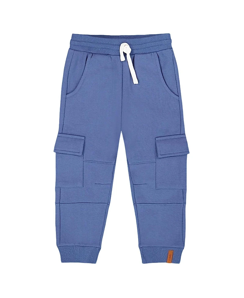 Deux par Boys' Fleece Sweatpants with Cargo Pockets