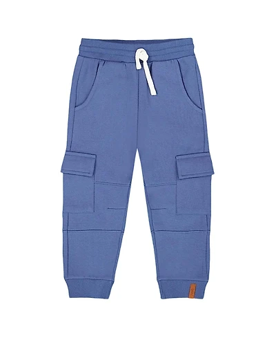 Deux par Boys' Fleece Sweatpants with Cargo Pockets