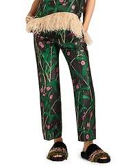 La Doublej Hendrix Pants Bamboo Jacquard Black
