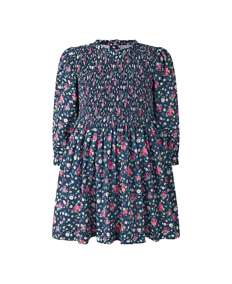Rachel Riley Girls' Ditsy Floral Ruched Dress - Little Kid, Big Kid