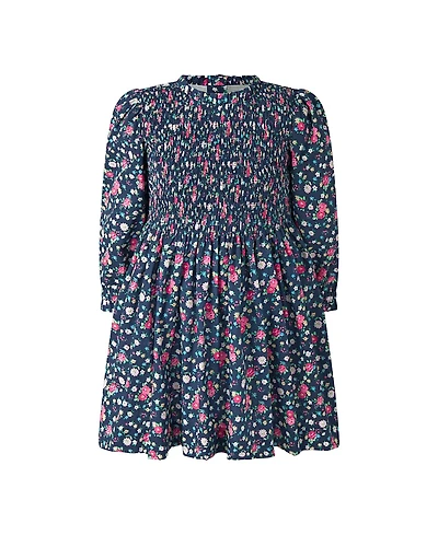 Rachel Riley Girls' Ditsy Floral Ruched Dress - Little Kid, Big Kid