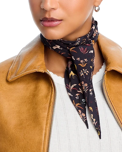 V Fraas Woodland Diamond Silk Scarf - Exclusive
