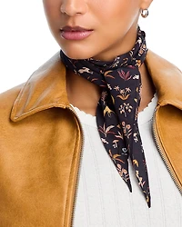 V Fraas Woodland Diamond Silk Scarf - Exclusive