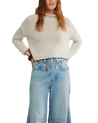 Free People Opal Cropped Sweater