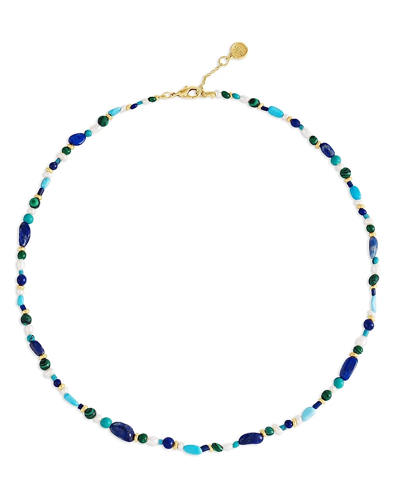 Anabel Aram Milos Beaded Collar Necklace