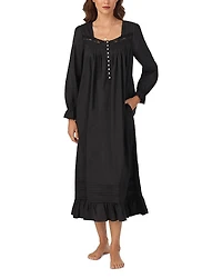 Eileen West Long Sleeve Cotton Lawn Ballet Nightgown